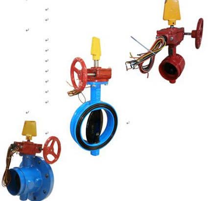 UL-FM butterfly valves